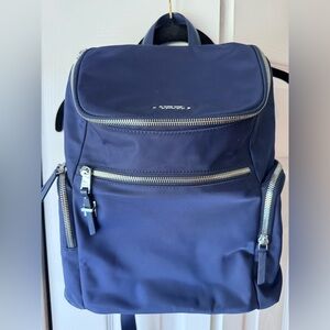 Tumi Voyageur Bethany Backpack in ultramarine blue.